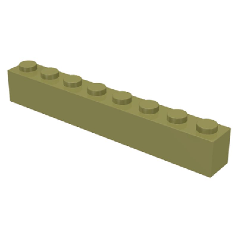 Steen 1x8 Olive Green